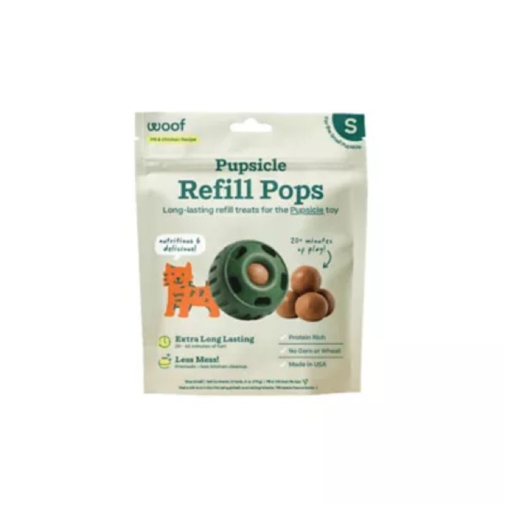 WOOF Pupsicle Treat Dispensing Dog Toy & Treat - Picture 5 of 7